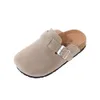 SLIPPER KINDEREN Slippels Girls Cork Kinderschoenen Home schoenen Baby jongens mode suede casual sandalen lente zomer 230814