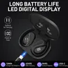 Fones de ouvido sem fio bluetooth 5.3 fones de ouvido 40hrs jogam fones de ouvido esportivos com tela de LED dupla, fones de ouvido Bluetooth IP7 à prova d'água com earhooks