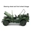 Diecast Model car 1 18 Jeeps Alloy Diecast Tactical Military Toy Car Model Old World War II Willis Military Metal Vehicles Gifts for Children 230814