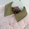 Designer Kids Lapel Coats Child Cotton Jacket Vinter Varma kläder Storlek 120-160 cm Fashion Baby Outwear Aug09