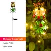 Solar Garden Lights Outdoor Santa Lampe Lampen für Landschafts Weihnachtslichter im Freien