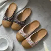Slipper slippers women's home rattan weaving office slip floor straw mat Baotou sandals men's and women's slippers