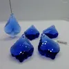 Ljuskrona Crystal Camal 5st 38mm Blue K9 Glassprismor Pendant Drop Suncatcher Lamp Lighting Part