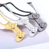 Pendant Necklaces Creative Personality Metal Gamepad Model Necklace Party Festival Gift Men Women Jewelry Accessories