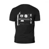 Men's T-skjortor Bomull Bekväm t-shirt retro E30 Menace Closeup Fashion Rolig högkvalitativ tryckning Black Custom Text Tee