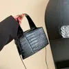 Bolsas de noite Bolsas de couro de crocodilo PULHO PU