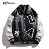 Men S Jackets Mens Letters Borduurwerk patchwork Harajuku Varsity Jacket Air Pilot Overcoat Baseball Coats Mannelijke Hip Hop Men 230814