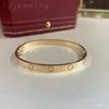 Crystal luxury bracelet screw love designer bracelets for women couples punk style gold plated bangle colorful metal mens bracelet fashion classic C23