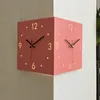 Relojes de pared reloj de pared reloj de pared de doble cara reloj cuadrado mesa de decoración de pared digital cuadros relojes de pared silenciosos decoración de la sala de estar 230814