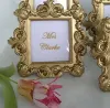 Resin Baroque Gold place card holder wedding birthday party photo frame table decoration 50pcs lot wholesalesZZ