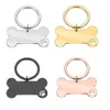 Dog Apparel 10pcs cat dog ID tag Personalized Stainless steel Collar bone pet Charm Pet name pendant Bone Necklace Puppy plate 230814