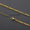 Anklets Figaro Belett Anklet Hip-Hop Gold Color Chain for Women Men Rostfritt stål Legkedjan Jycken Kvinna 2020 Trendig Charm Gift J230815