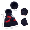 Neue Winter warme Kinder gestrickt Hut Kleinkind Jungen Dinosaurier Hut niedlich Pompom Baby verdickte Mütze Kinder Mädchen Hüte Bonnet Gorras