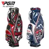 Golfväskor PGM Moo Eyes Luxury Men Golf Bag Standard Bagpack Can Hould 13pcs Clubs Waterproof Crystal Leather 3D broderade QB112 230814