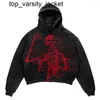 Erkek Hoodies y2k gotik harajuku niş grunge retro gevşek sweatshirt büyük boy erkek sokak giyim anime hoodie