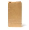 Borsa per imballaggio alimentare Eco friendly Carta kraft impermeabile Regalo Piatto a prova di olio Biscotto Caramelle Pane Noci Snack Cottura Pacchetto Grap Container