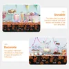 Table Cloth 2 PCS FIREPLACE FISTIVAL PARTY TOMELOTH HALLOWEEN HIME DECORATION MUPRINE MUSTIVE