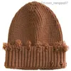 Caps chapéus de inverno adulto chapéu de malha adequado para mulheres e homens com personalidade retrô. 1 Feianos Chapéu de Esqui Infantil para Meggares Z230815