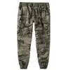 Men's Pants Spring Cargo Men Slim Trendy Camouflage Drawstring Army Streetwear Trousers Casual Joggers