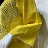 Этническая одежда S-xl желтое платье турецкое плюс размеры длинные вечерние платья для вечеринок.