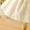 女の子のドレス夏の新生児の女の子プリンセスパーティードレスバックボーウィングスフェアリーストラップ刺繍蝶メッシュドレス