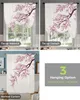 Bloße Vorhänge japanischer Stil Sakura Fenster Vorhang für Wohnzimmer Schlafzimmer Balkon Cafe Küche Tieup Roman 230815