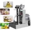 Automatisk hydraulisk press Hushåll rostfritt stål Kall press Oil Machine Olive Oil Extractor