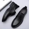 SURET Buty Modna skóra męska Oxford Elegantes Formal Flats Design Man Business British Style Male Brogue Footwear 230814