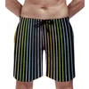 Shorts Shorts Summer Striped Striped Running Surf Rosso e bianco Pantaloni corti Short Casual Swim Swim Trunks Plus size