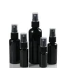 10 20 30 50mlブラック補充可能なファインミストスプレーボトル香水噴霧ボトル化粧品アトマイザーペットiumfx