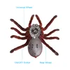 Animais ElectricRC Halloween Holiday Simulação Controle remoto Spider Spider Realistic RC Araneid Shine Olhos complicados de brinquedo assustador Funny Prank Presente 230814