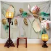 Tapestries Dead Leaves Lotus Tapestry Wall Hanging Art Nature Plant Hippie Home Decor Bakgrund Fabric R230815