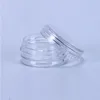 2ML Clear Plastic Empty Jars Pot Clear Lid 2Gram Size For Cosmetic Cream Eye Shadow Nails Powder Jewelry E-Liquid Jjsxx