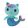 NEW Gabby Dollhouse Plush Toy Mercat Cartoon Stuffed Animals Smiling Cat Car Cat Hug Gaby Girl Dolls Kids Birthday Fans Gifts T230815