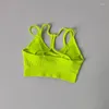 Yoga -Outfit Frauen atmungsaktiver Sport -BH nahtlos schweißproof Fitness Top -Fitness -Shorts Verbessertes Training