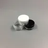 1 ml/1 g plastikowy pusty słoik próbka kosmetyczna przezroczysty garnek akryl makijaż cień do powiek balm gwoździe