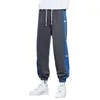 Men's Pants Sports Thin 2023 Summer Korean Style Ankle Tied Casual Stitching Harem Sweatpants Men Fashion Brands