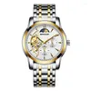 Armbandsur Sdotter Uthai M4 Men Mechanical Watch Day and Night Switching Luminous Hela Automatic Hollowed Out Multi Dial