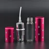 5Gram aluminium spray tom flask plommonblomma refilerbar 5 ml liten parfym spray atomizer glas flaska ebmtu