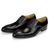 Kleidungsschuhe für Männer Mode Druck klassisches Stil Bogue Schuhe hochwertige Schnürung rotes Leder Luxus atmungsaktiv 230814