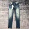 Herren Jeans Designer Lila Herren Denim Hosen Mode Hosen Gerades Design Retro Streetwear Casual Jogginghose Jogger Hose Washed Old