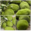 Dekorativa blommor 10 PCS Office Decore Highly Simulation Fake Mossy Stone Model Garden Layout Moss Rocks Ornament Lawn Landscaping