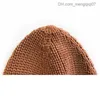 Kaps hattar vinter vuxen trasig stickad hatt lämplig för kvinnor och män med retro personlighet. 1 Beanies Barnskidhatt för tiggare Z230815