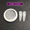 Nagel glitter konst magiska spegelpulver laser charm pigment holografisk krom damm gnugga på naglar glittrande dekorationer för manikyr 230814