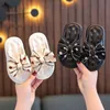 Slipper Kids Slippers For Girls Summer Cute Fashion Home Shoes Breathable Soft Non-slip Beach Flat Slippers Shoe R230815