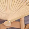 Decorative Figurines 1 Paper Bamboo Folding Fan Wedding Personalized Party Decoration Art Crafts Chinese Dance Home Gifts