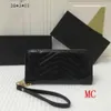 Marmont nieuwste lange draagbare portemonnee voor vrouwen Designer Purse Zipper Money Bag Ladies Card Holder Pocket Top Kwaliteit Coin Hold1724