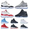 nike air jordan 11 jordan11 kids jumpman Shoes retro 11 Cherry 11s Cool Grey Toddlers Boys Girls Children Concord Sports Sneakers Space Jam Gamma Blue Bred【code ：L】Trainers