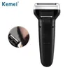 KEMEI KM-6559 3 I 1 Multifunktion Elektrisk rakapparat Hår Clipper Nos Trimmer Dual Blade USB Electric Shaver Razor