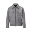 Men s Jackets Vintage High Street Suede Material Crock Jacket With Zipper Lapel Casual Short For Men 230815